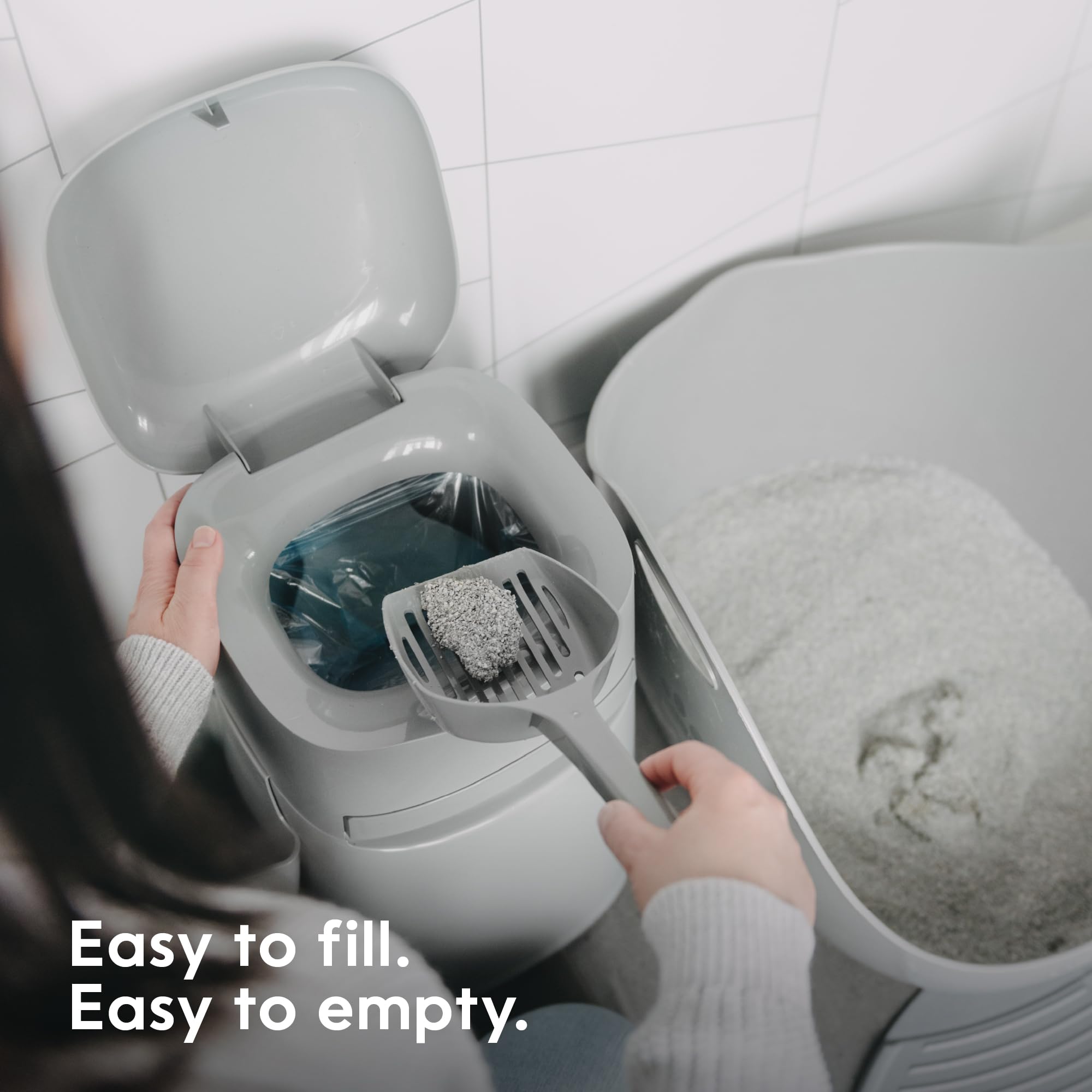 Litter Genie Easy Roll Pail with Easy Roll Refill, 24 Bags 🍁 All In One Marketplace Canada