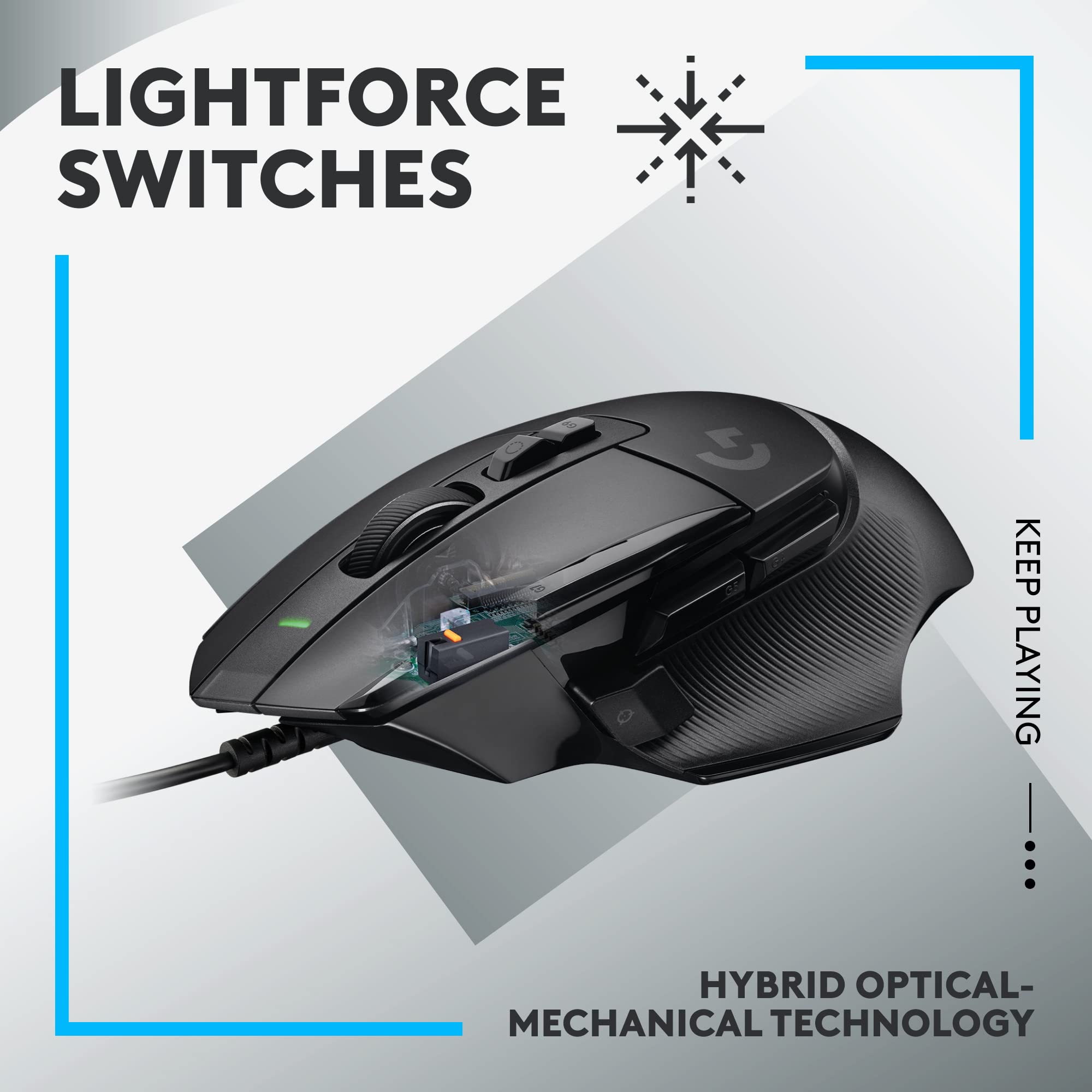 Logitech G502 X Wired Gaming Mouse - Black 🍁 All In One Marketplace Canada