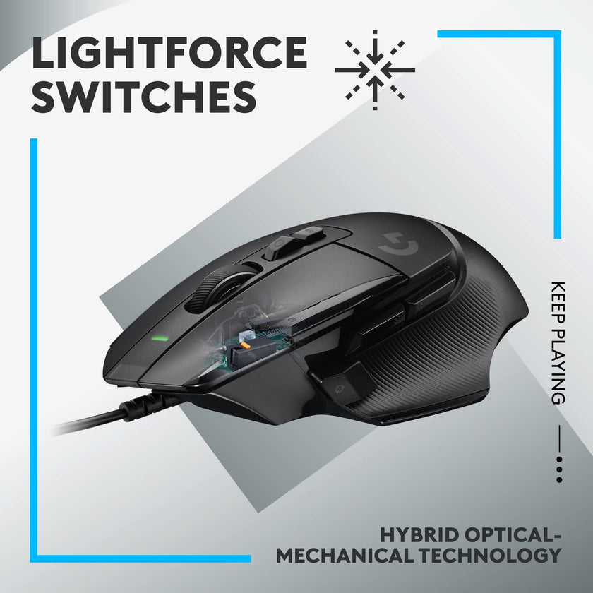 Logitech G502 X Wired Gaming Mouse - Black 🍁 All In One Marketplace Canada