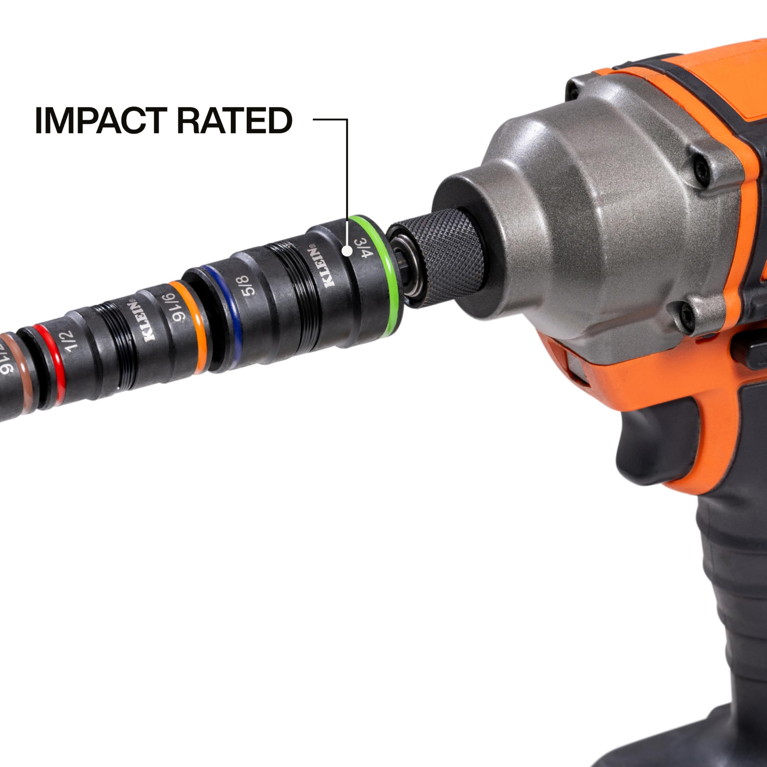 Klein Tools 32934 Impact Driver, 9-in-1 SAE Impact Socket Set, 4 Flip Sockets with 1/4, 5/16, 3/8, 7/16, 1/2, 9/16, 5/8, and 3/4-Inch Nut Driver Sizes with Bit Holder, 6-1/2-Inch Shaft 🍁 All In One Marketplace Canada