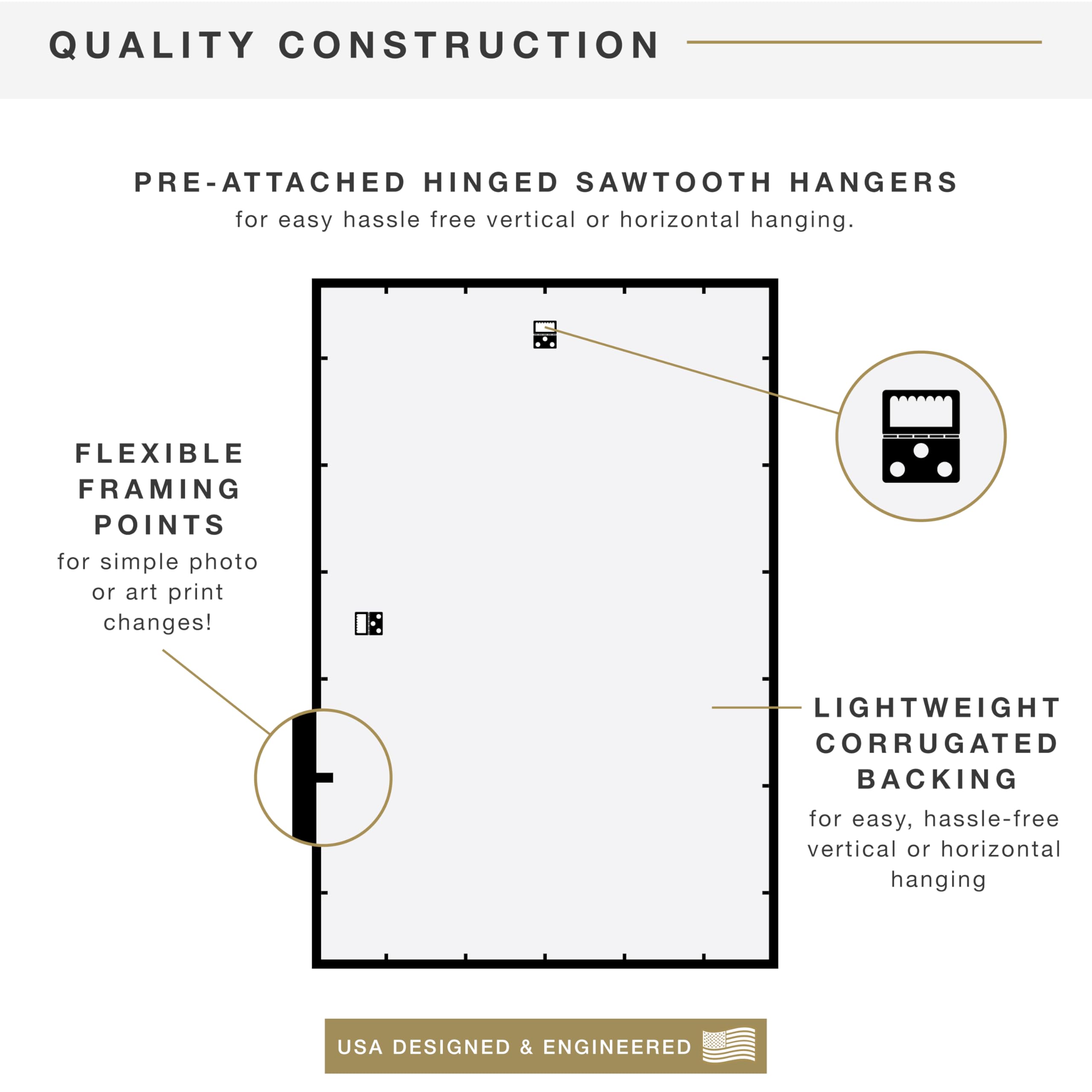 MCS 65549 Trendsetter Poster Frame, 24 by 36-Inch, Black 🍁 All In One Marketplace Canada