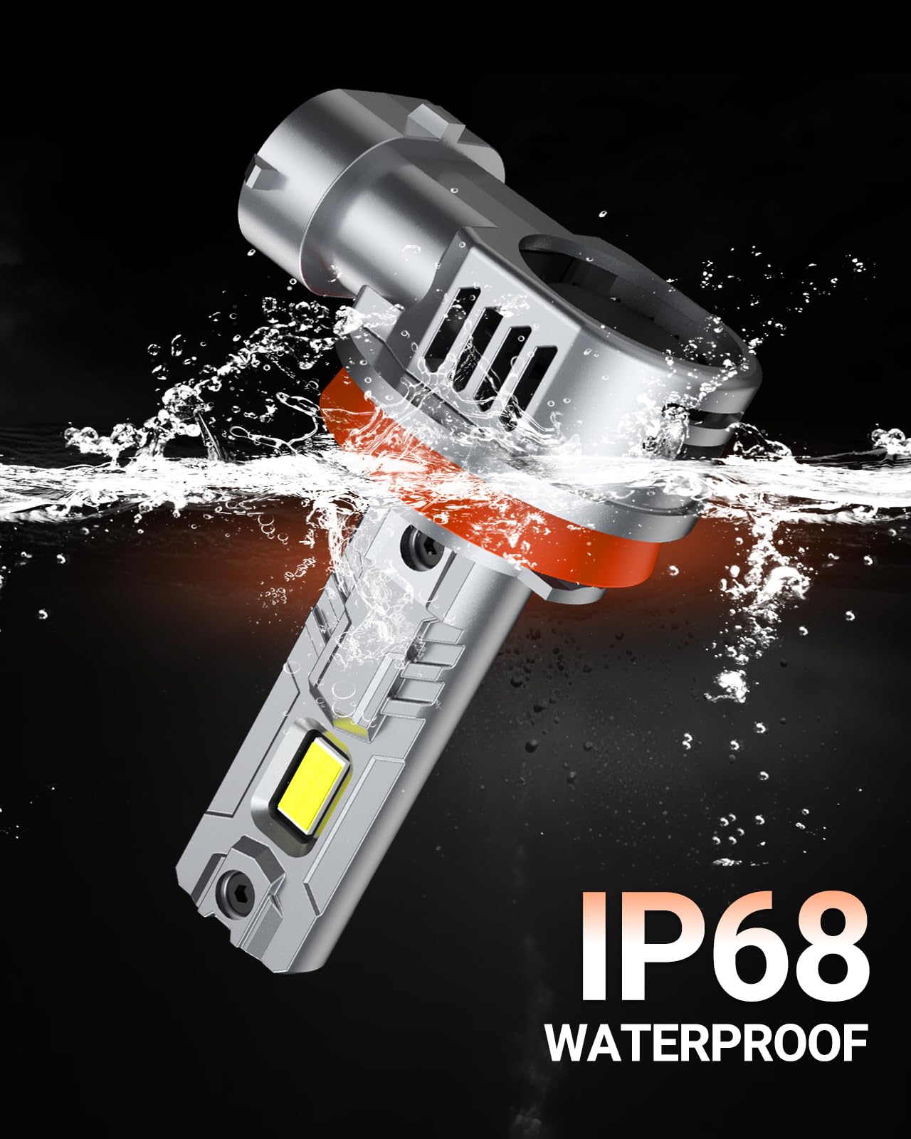 SEALIGHT 2026 Upgraded H11 9005 LED Headlight Bulbs Combo, 1:1 Design 100,000LM 900% Brighter H11/H9 9005/HB3 LED Headlights Conversion Kits, 6500K Cool White, Plug and Play, Non-polarity, Pack of 4 🍁 All In One Marketplace Canada