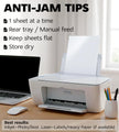 Premium Printable Vinyl Sticker Paper for Inkjet Printer and Laser - 20 White Matte Sticker Paper Waterproof - Durability Adhesive Paper 8.5 x 11, Fast Dry, Holds Ink Well, Great for Cutting Machines 🍁 All In One Marketplace Canada