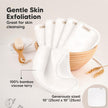 6-Pack Organic Baby Washcloths - Soft Viscose from Bamboo Washcloth, Baby Wash Cloths, Baby Wash Cloth for Newborn, Kids, Bath Baby Towels, Face Towel, Face Cloths (White) 🍁 All In One Marketplace Canada