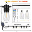 Joomer Solar String Lights Outdoor, 55FT S14, 16+2 Bulbs (2700K,Warm White) 🍁 All In One Marketplace Canada