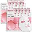 MEDIHEAL Collagen Essential Face Mask - Firming & Elasticity with Vegan Collagen, Peptides & Hyaluronic Acid, Deep Hydrating Korean Skincare for Dry & Wrinkle Skin (10 Sheets) 🍁 All In One Marketplace Canada