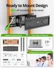 USX MOUNT Full Motion TV Wall Mount for Most 32-70 inch TVs up to 99 Lbs, Wall Mount TV Bracket with Articulating Swivel Tilting, TV Mount Fit 12