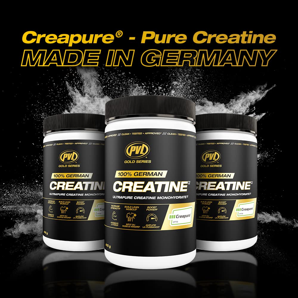 PVL Creapure Creatine Powder | 100% German Creatine Monohydrate, Canadian-Owned, Informed-Choice Tested, Unflavoured Supplement powder – 48 Servings - 240 g 🍁 All In One Marketplace Canada