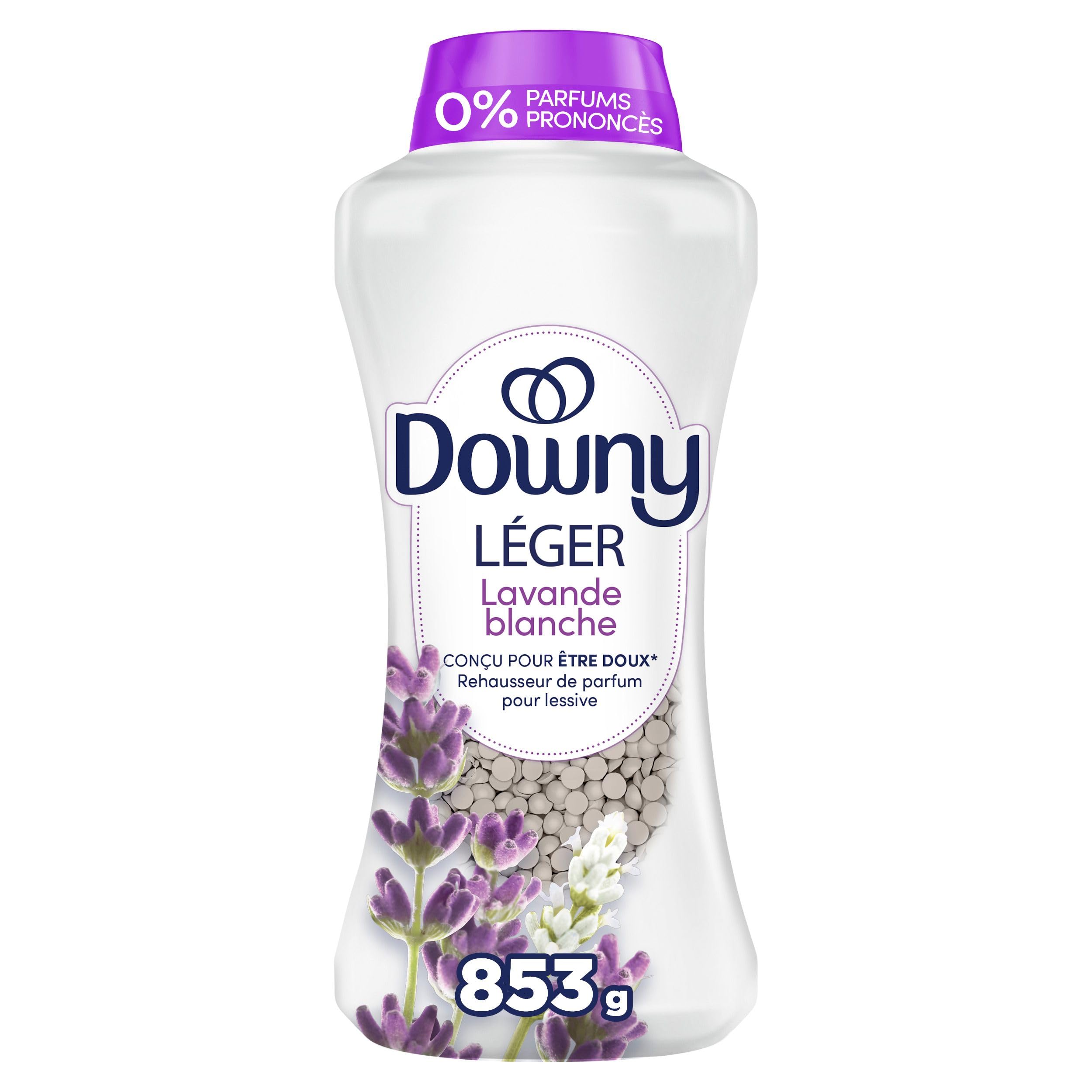 Downy Light Laundry Scent Booster Beads, White Lavender Scent, 853g, In-wash fabric beads designed to be gentle with a light boost of scent, No Heavy Perfumes 🍁 All In One Marketplace Canada