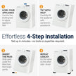 Anti Vibration Pads Washing Machine and Dryer (Set of 4) - Universal Washer Anti Vibration Pads with HexiGrip™ - Washing Machine Accessories & Leveling Pads - Vibration Dampening Mat 🍁 All In One Marketplace Canada