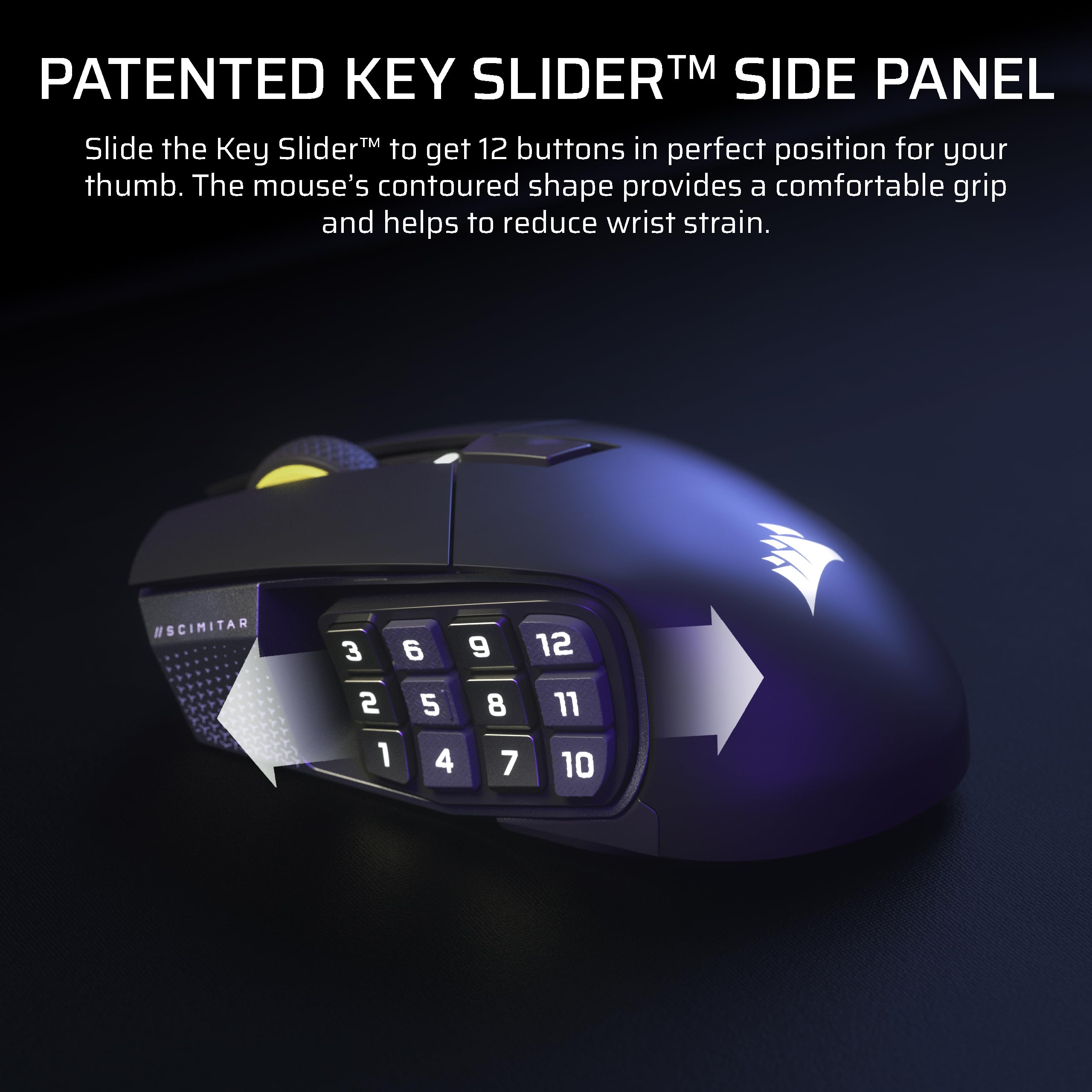 CORSAIR Scimitar Elite Wireless SE MMO PC Gaming Mouse – 33,000 DPI, 16 Programmable Buttons, Key Slider, Elgato Virtual Stream Deck, 1,000Hz Polling, Up to 150-Hour Battery – Gunmetal 🍁 All In One Marketplace Canada
