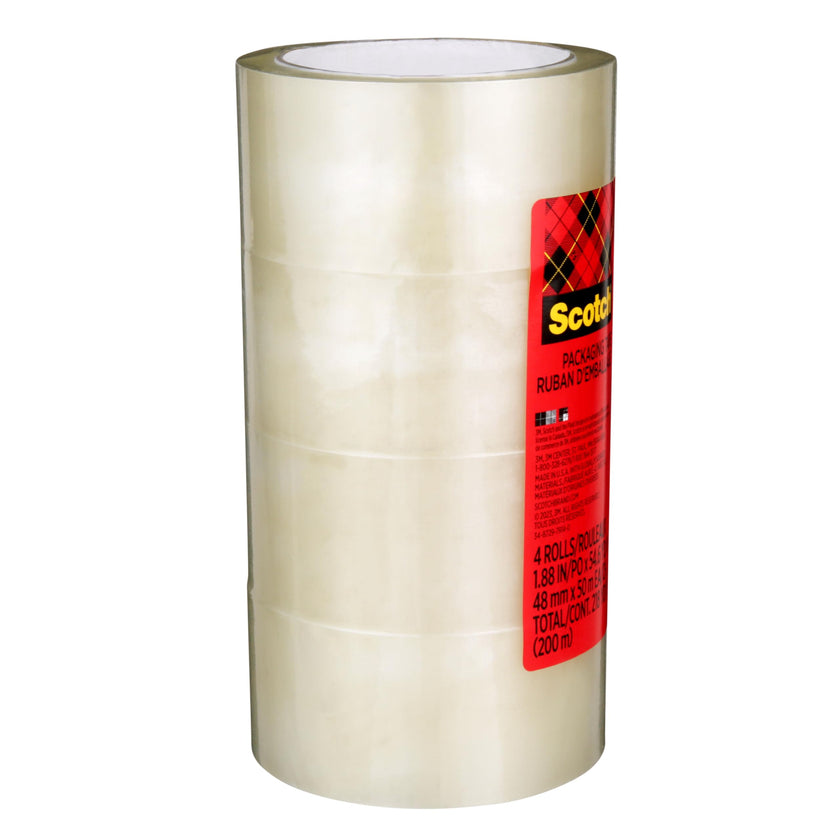 Scotch Shipping and Packaging Tape, 48 mm X 50 m, 4-Pack, Packing Tape for Moving and Storage 🍁 All In One Marketplace Canada