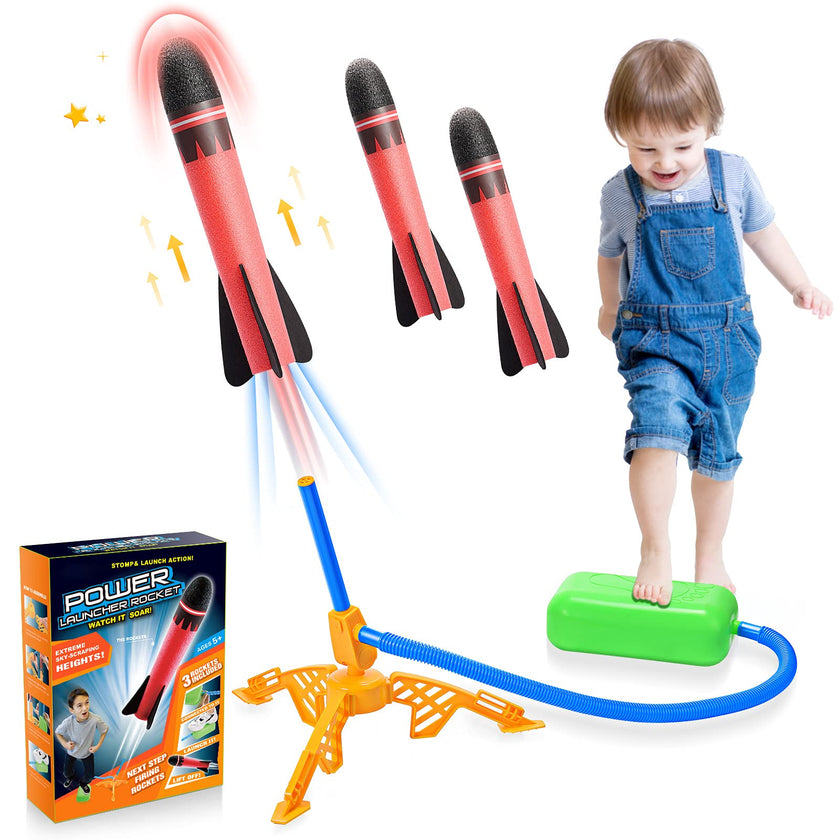 Toys for Boys Age 3-12, Notique Rocket Toy for 3-9 Year Old Boys Rocket Set Kids Toys for 3 4 5 6 7 8 9 Year Old Girls Toddler Outdoor Toy for 3-5 6-8 Christmas Birthday Gifts for Boy Girl 🍁 All In One Marketplace Canada