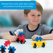 PLUS PLUS - 100 Pcs 30 x 50 mm Big Basic Colors Mix Building Blocks 🍁 All In One Marketplace Canada