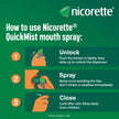 Nicorette QuickMist Nicotine Mouth Spray 1mg, Mint – NRT, 2 x 150 Sprays 🍁 All In One Marketplace Canada