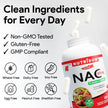 Nutridom NAC 600 mg, 300 Capsules, Canadian-Made N-Acetyl-L-Cysteine Supplement, Non-GMO, Vegan, Gluten Free, Made in Canada 🍁 All In One Marketplace Canada