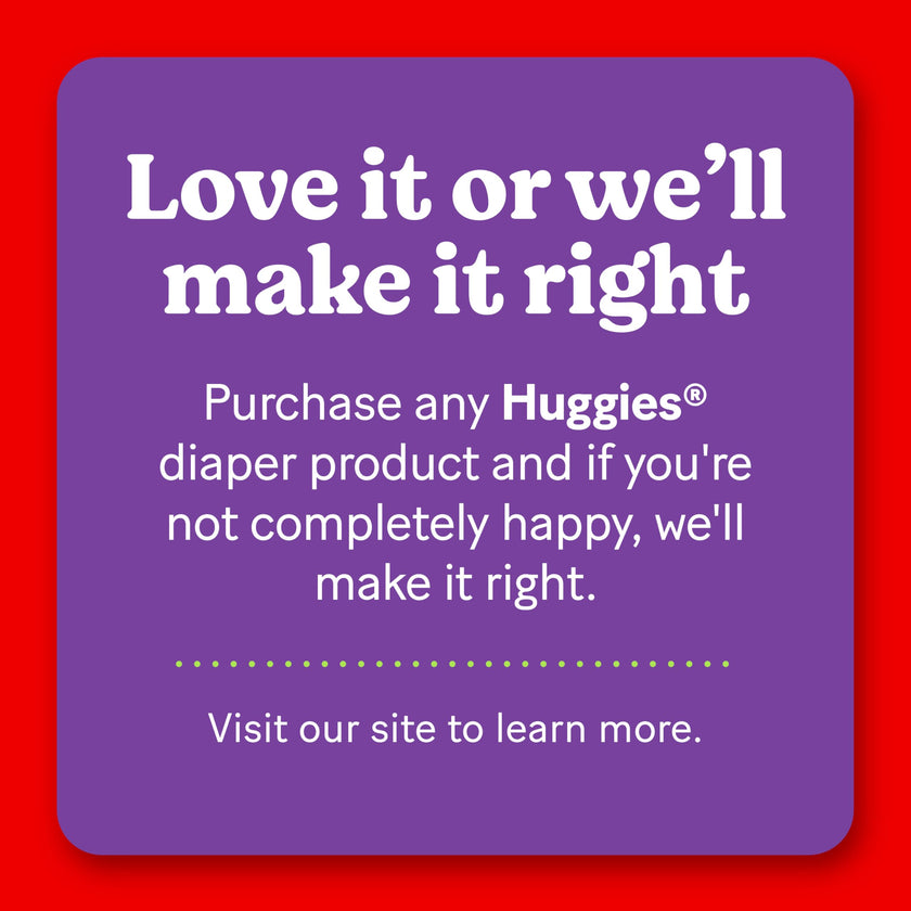 Huggies Size 6 Baby Diapers, Little Movers HuggFit 360° Baby Diapers with 360° Waistband, Size 6 (35+ lbs), 80 Count, Packaging May Vary 🍁 All In One Marketplace Canada