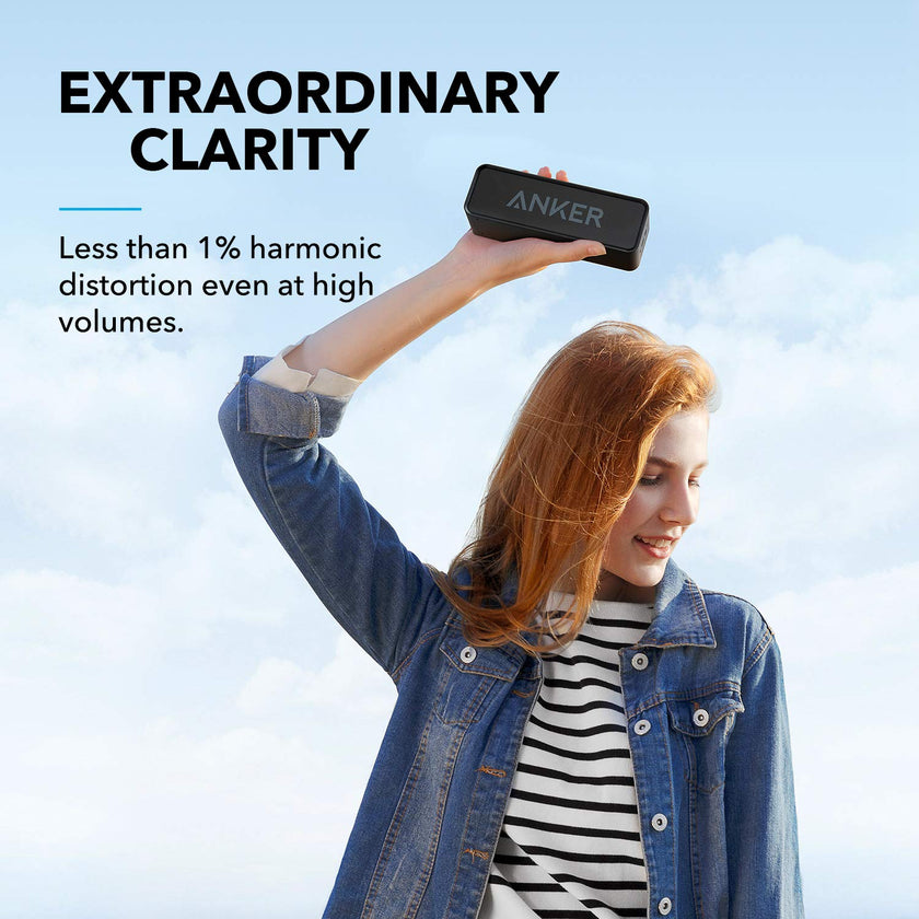 Upgraded, Anker Soundcore Bluetooth Speaker with IPX5 Waterproof, Stereo Sound, 24H Playtime, Portable Wireless Speaker for iPhone, Samsung and More 🍁 All In One Marketplace Canada
