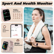Smart Watch for Men Women with Bluetooth Call, Alexa Built-in, Heart Rate & Sleep Monitor, 1.83