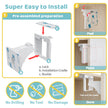 4our Kiddies 12 Pack Child Safety Magnetic Cabinet Locks with 2 Keys, No Drill Baby Proofing Drawer Locks for Baby Safety, Invisible Adhesive Magnetic Cupboard Locks for Kitchen Cabinet and Drawers 🍁 All In One Marketplace Canada