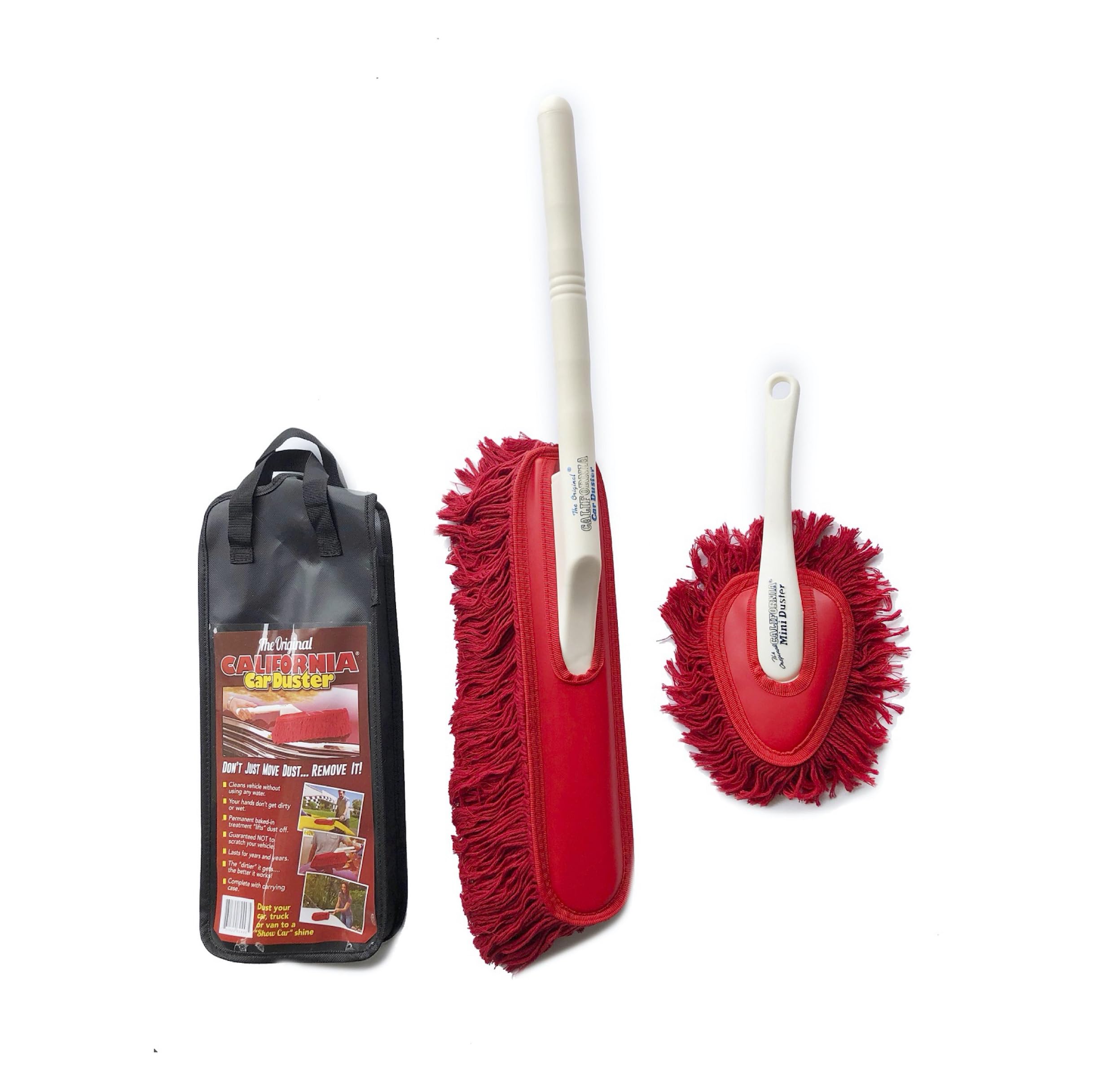 California Car Duster 62445 Detailing Kit with Plastic Handle , Red 🍁 All In One Marketplace Canada