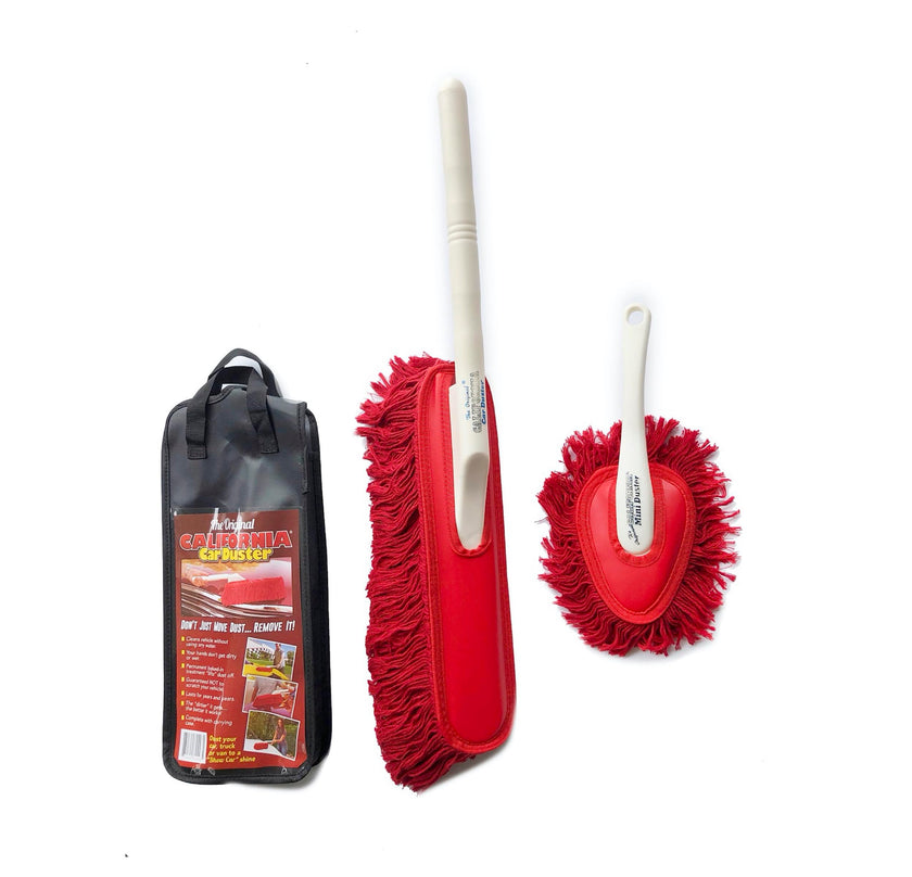 California Car Duster 62445 Detailing Kit with Plastic Handle , Red 🍁 All In One Marketplace Canada