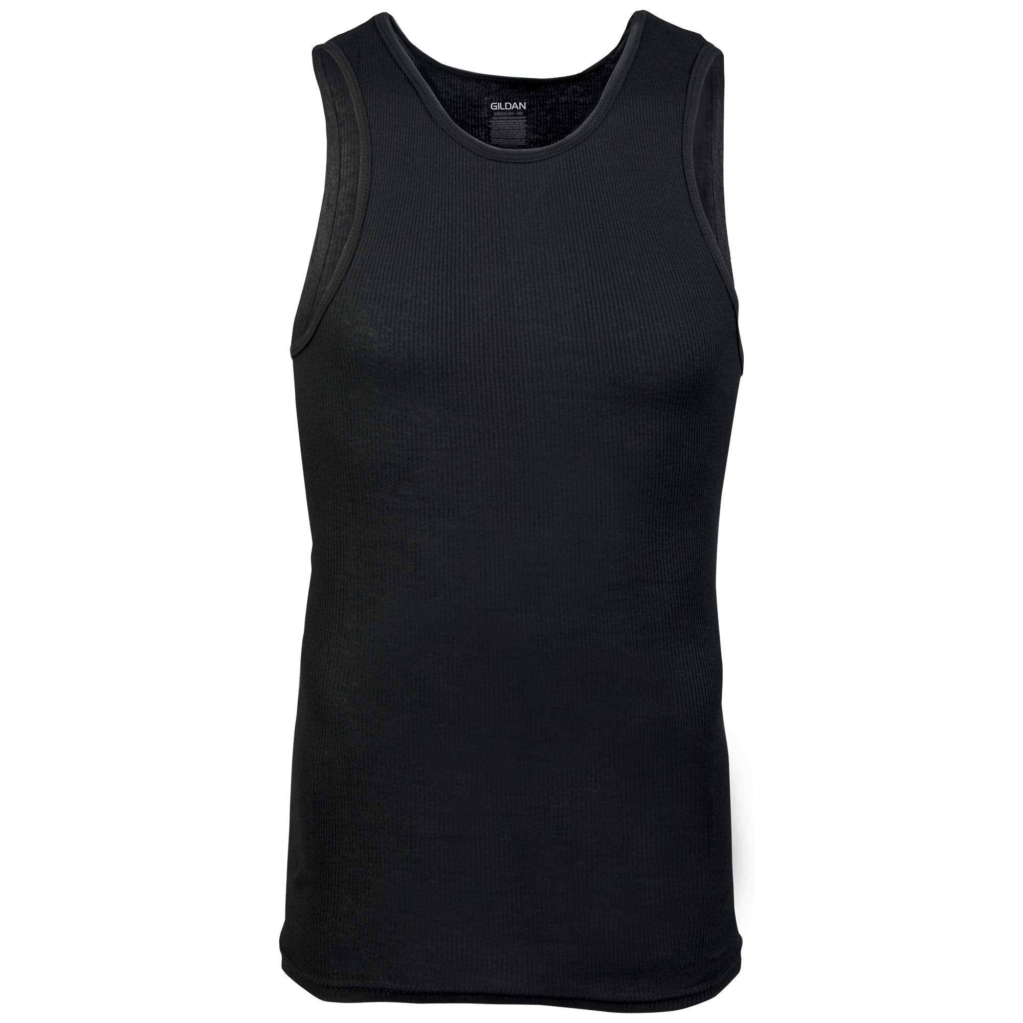 Gildan Men's A-Shirts Tanks Multipack, Black/Sport Grey/Charcoal (5-Pack), X-Large 🍁 All In One Marketplace Canada