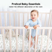 Yoofoss Baby Crib Sheets for Boys Girls, Fitted Crib Sheet 2 Pack for Standard Crib and Toddler Mattress, Super Soft Microfiber Baby Sheet 28x52x8in(Green+Leaf) 🍁 All In One Marketplace Canada