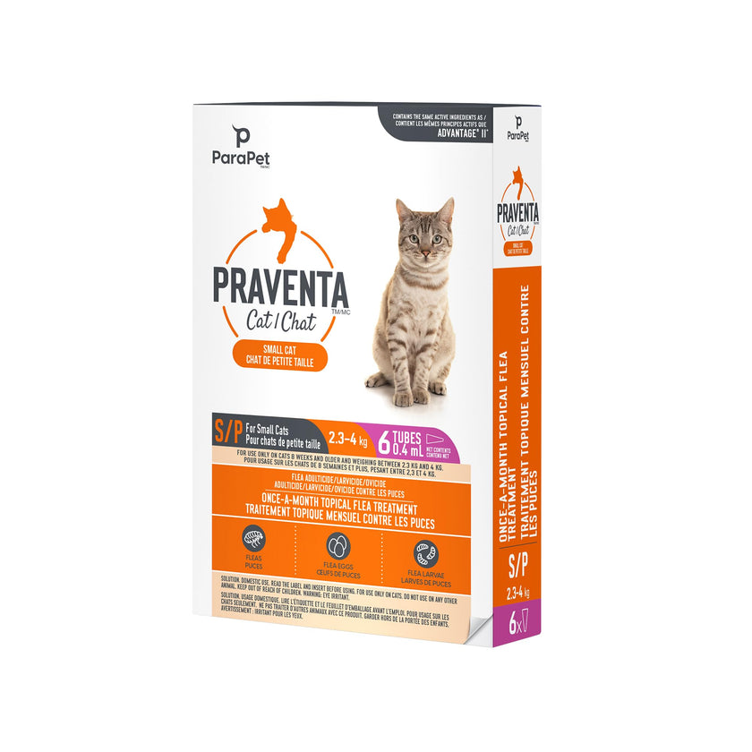 Parapet Praventa for Small Cats - 6 Tubes 🍁 All In One Marketplace Canada