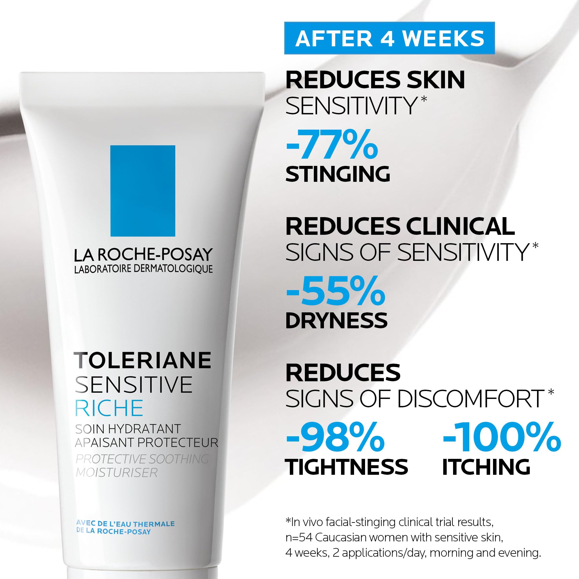 La Roche-Posay Face Moisturizer for Dry, Sensitive Skin, Toleriane Sensitive Rich Face Cream with Niacinamide & Ceramides, Alcohol Free, Fragrance Free & Recommended by Dermatologists, 40mL 🍁 All In One Marketplace Canada
