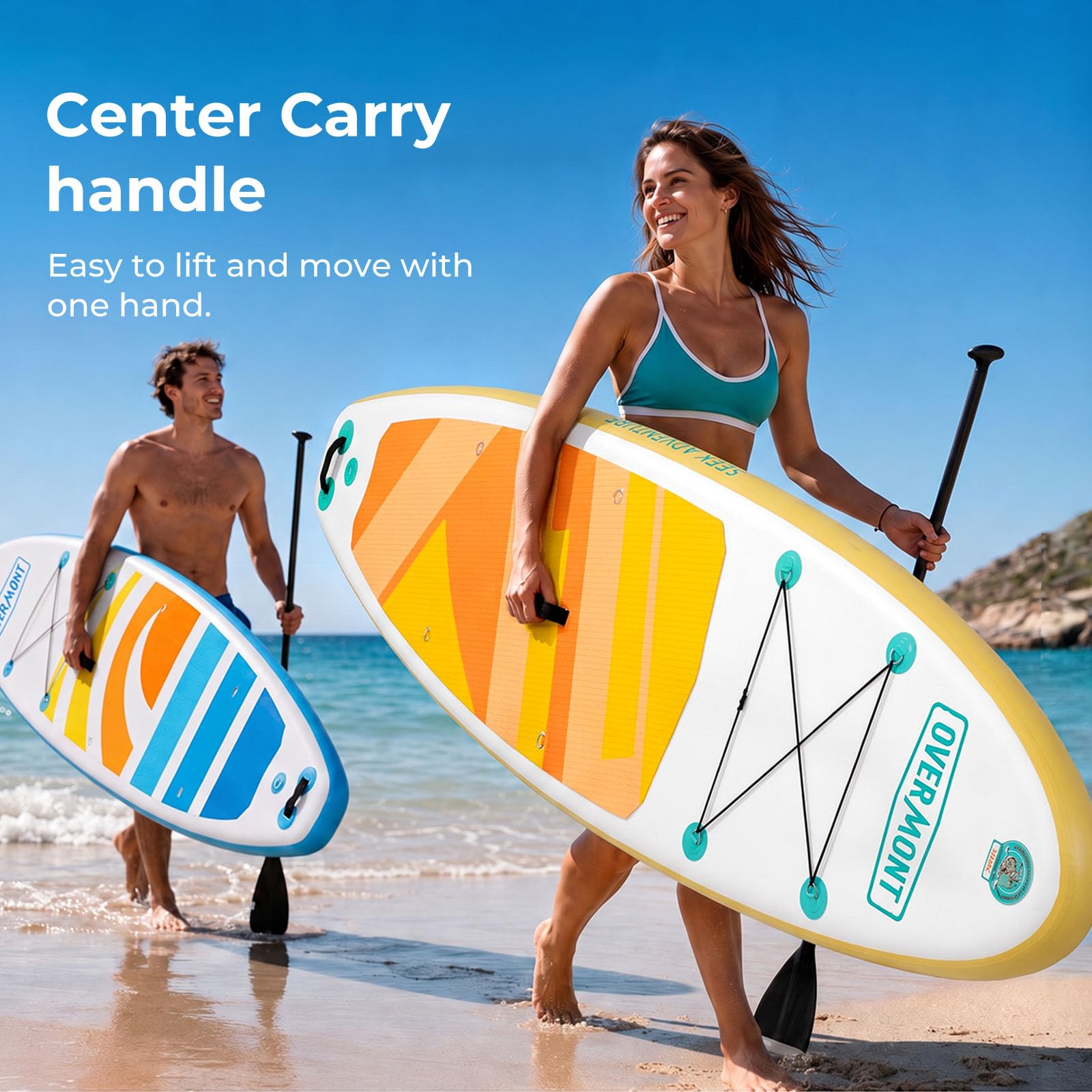 Overmont Inflatable Paddle Board 10'7