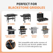 Rushare 30 Pack Drip Pan Liners for Blackstone 17