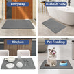 Ceecysaa Stone Bath Mat, Non-Slip Diatomaceous Earth Shower Mat, Quick Drying Bath Mat Stone, Super Absorbent Diatomite Bath Mats for Bathroom Kitchen, Easy to Clean, 60 x 39cm, Dark Gray 🍁 All In One Marketplace Canada