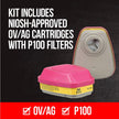 3m 62023ha1-c Half Facepiece Reusable Respirator All-in-one Kit, Multi-purpose, M (1 Mask and 1-pair Cartridges) 🍁 All In One Marketplace Canada