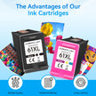 61XL Ink Cartridge Black Colour Compatible for HP 61 Ink Cartridge Compatible for HP Envy 4500 Ink fit for Envy 4500 5530 5534 5535 DeskJet 1000 1010 2540 2541 3050 OfficeJet 4630 4635 2620 Printer 🍁 All In One Marketplace Canada