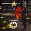 LYHOPE Solar Ground Lights Outdoor, 16 Pack 8 LED Solar Disk Lights Waterproof Garden In-ground Pathway Lights Landscape Lighting for Lawn,Yard,Deck,Patio,Walkway (Warm White) 🍁 All In One Marketplace Canada