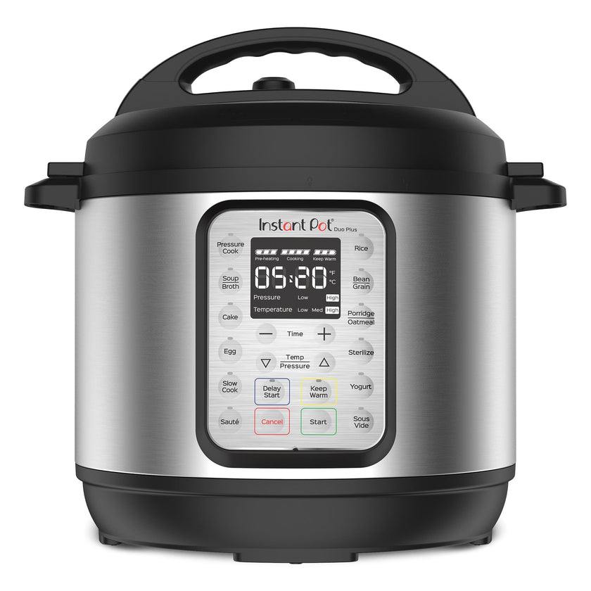 Instant Pot Duo Plus 6 Quart 9-in-1 Electric Pressure Cooker, Slow Cooker, Rice Cooker, Steamer, Sauté, Yogurt Maker, Warmer & Sterilizer, 15 One-Touch Programs,Stainless Steel/Black 🍁 All In One Marketplace Canada