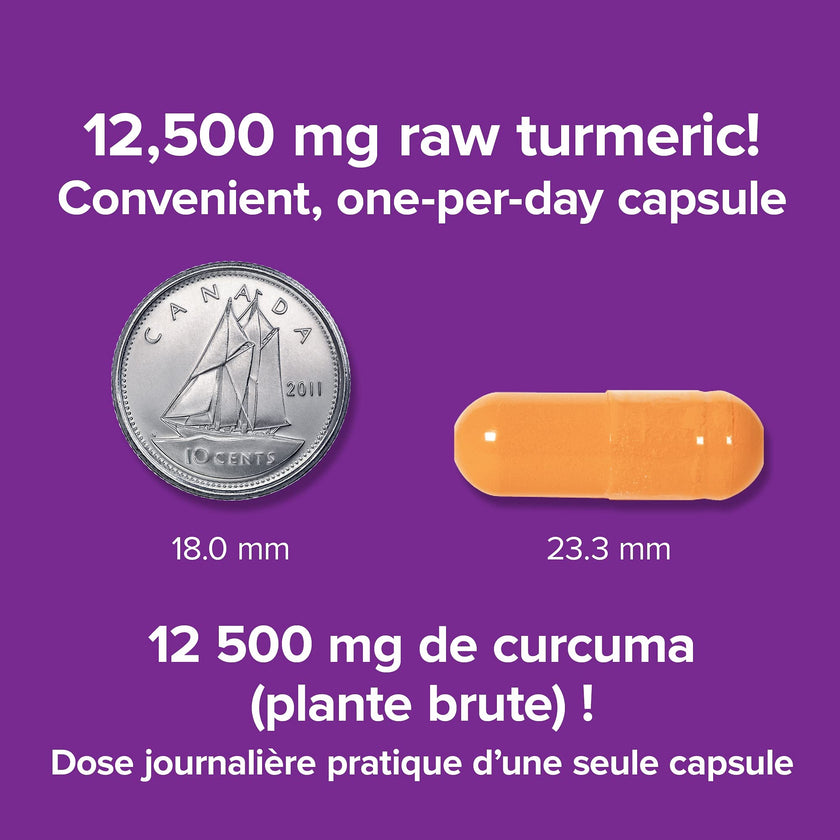 Webber Naturals Turmeric Curcumin Extra Strength, 95% Curcuminoids, 60 Capsules, Anti-Inflammatory Support 🍁 All In One Marketplace Canada