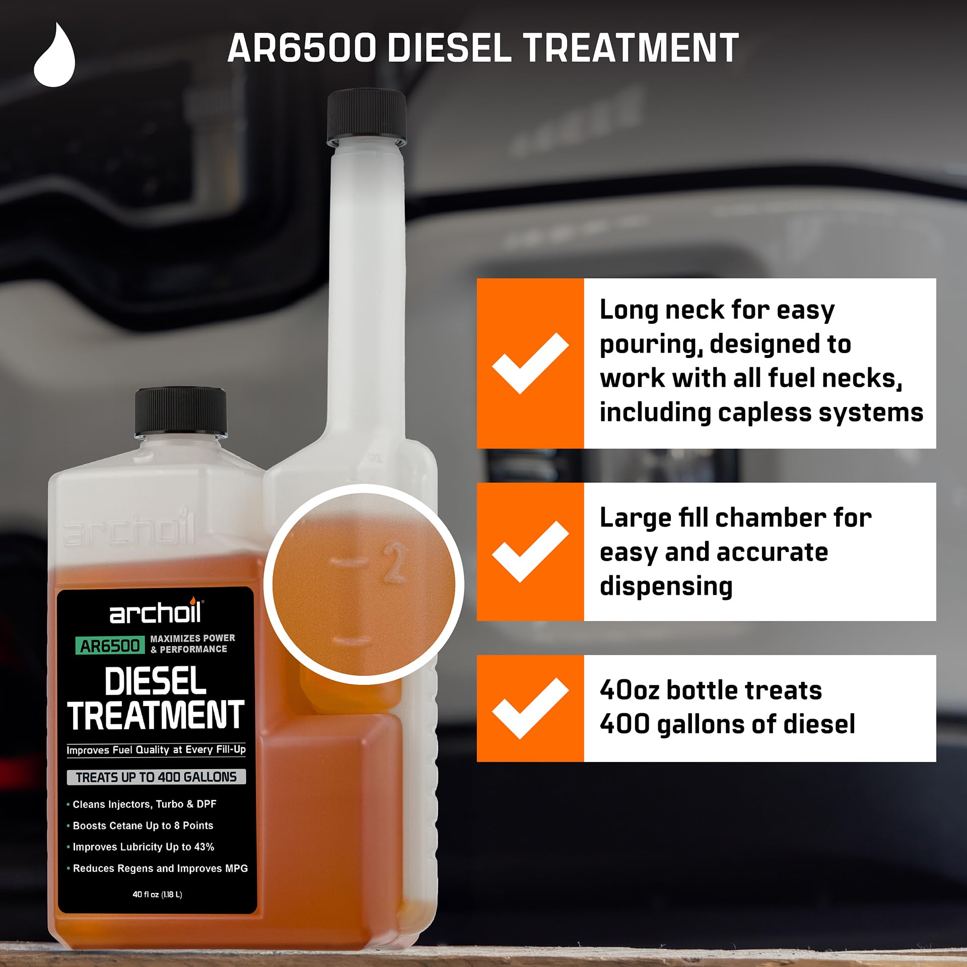 Archoil AR6500 Diesel Treatment (Two Pack) - Treats 800 Gallons - Additive for All Diesel Vehicles 🍁 All In One Marketplace Canada