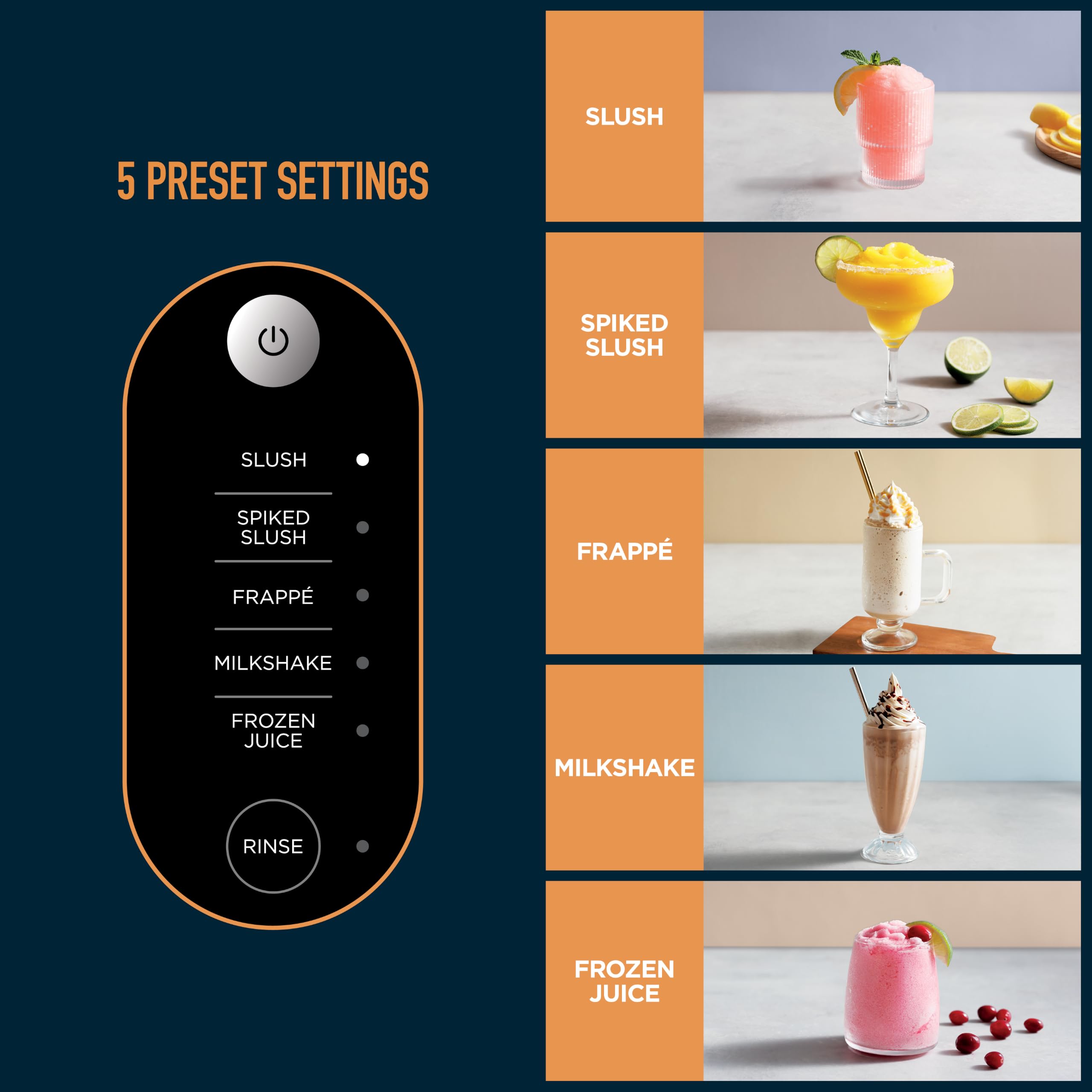 Ninja SLUSHi Professional Frozen Drink & Ice Machine with RapidChill Technology, Slushie Maker, 5 Preset Programs for Frozen Margaritas, Frappés, and More, FS301C (Canadian Version) 🍁 All In One Marketplace Canada