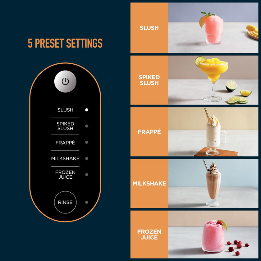 Ninja SLUSHi Professional Frozen Drink & Ice Machine with RapidChill Technology, Slushie Maker, 5 Preset Programs for Frozen Margaritas, Frappés, and More, FS301C (Canadian Version) 🍁 All In One Marketplace Canada