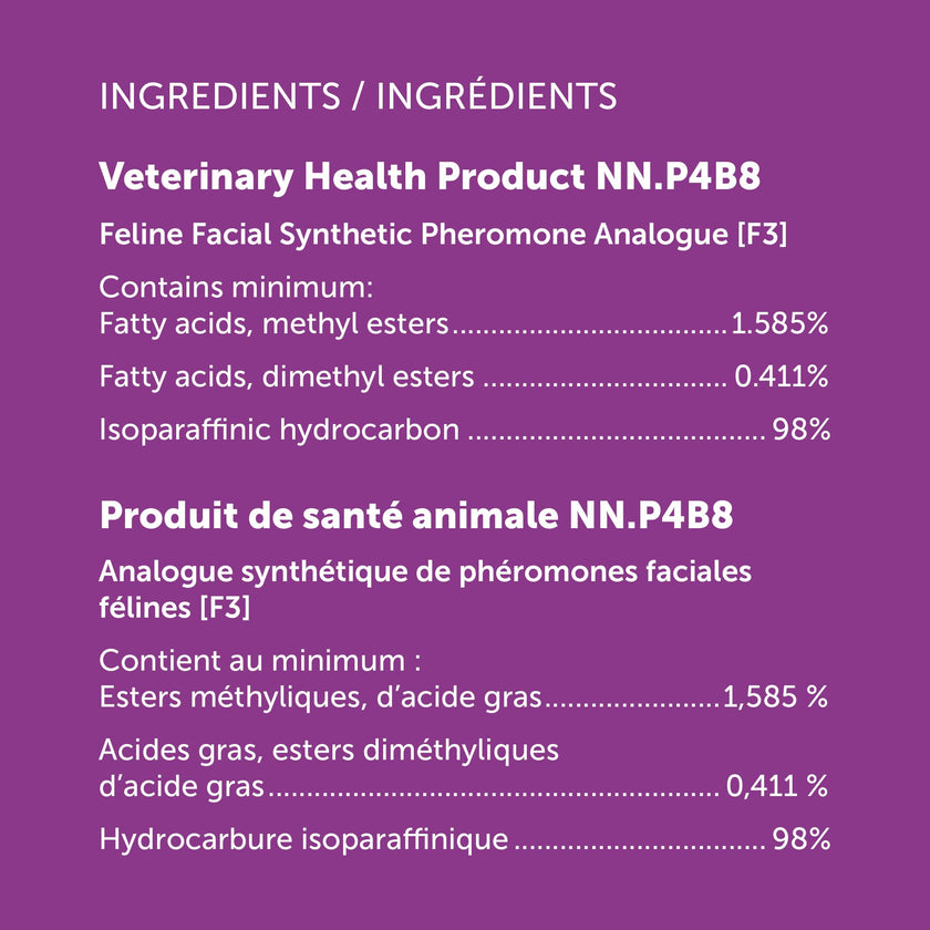 FELIWAY Classic Diffuser Refill Value Pack, Promotes Calmness in Cats & Kittens, VHP Registered NN.P4B8, includes 3 Refills, Lasts 90 Days, Cat Calming Pheromones, 3 x 48ml 🍁 All In One Marketplace Canada