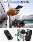 Power Bank Portable Charger 40000mAh, 22.5W Fast Charging, Built-in 2 Output Cable, Charge 5 Devices Simultaneously LCD Display for iPhone and Android Phones and Most Electronic Devices 🍁 All In One Marketplace Canada
