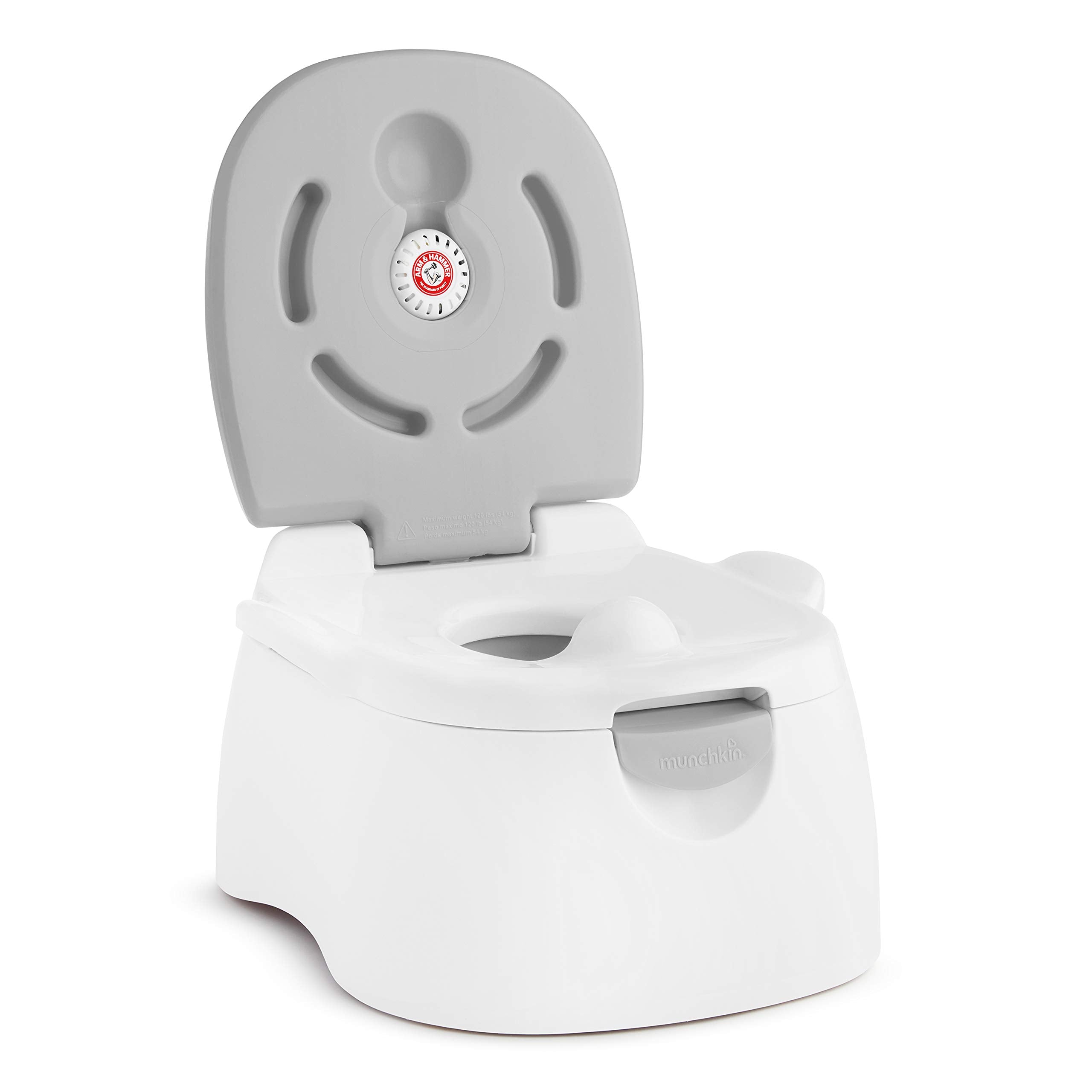 Munchkin Arm & Hammer Multi-Stage 3-in-1 Potty Seat, (Potty Chair, Trainer Ring and Step Stool), Grey 🍁 All In One Marketplace Canada