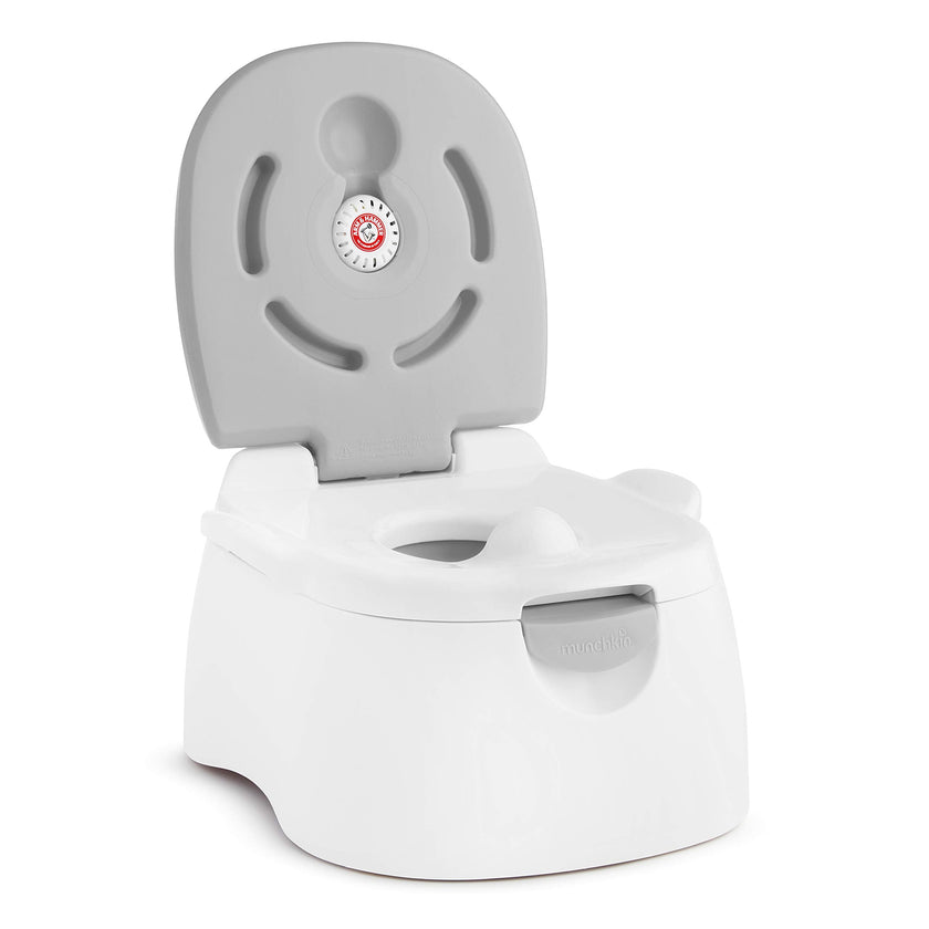 Munchkin Arm & Hammer Multi-Stage 3-in-1 Potty Seat, (Potty Chair, Trainer Ring and Step Stool), Grey 🍁 All In One Marketplace Canada
