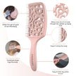 FRAMAR Professional Wet Hair Brush - Vented Hair Brush For Women, Curved Hair Detangler, Brosse a Cheveux, Curly Hair Brush Hair Dryer, Detangling Hair Brush (Champagne) 🍁 All In One Marketplace Canada