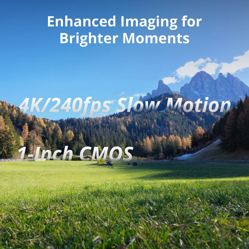 DJI Osmo Pocket 4 Creator Combo, Pocket Gimbal Vlog Camera, 1″ CMOS & 4K/240fps, 3‑Axis Stabilization, 2× Lossless Zoom, 107GB Built-in Storage, Mic 3 Transmitter, Fill Light, Osmo Mini Tripod 🍁 All In One Marketplace Canada