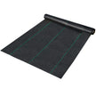 Happybuy 6FT×300FT Weed Barrier Fabric Heavy Duty 2.4OZ, Woven Weed Control High Permeability, Geotextile Fabric for Underlayment, Polyethylene Ground Cover 🍁 All In One Marketplace Canada
