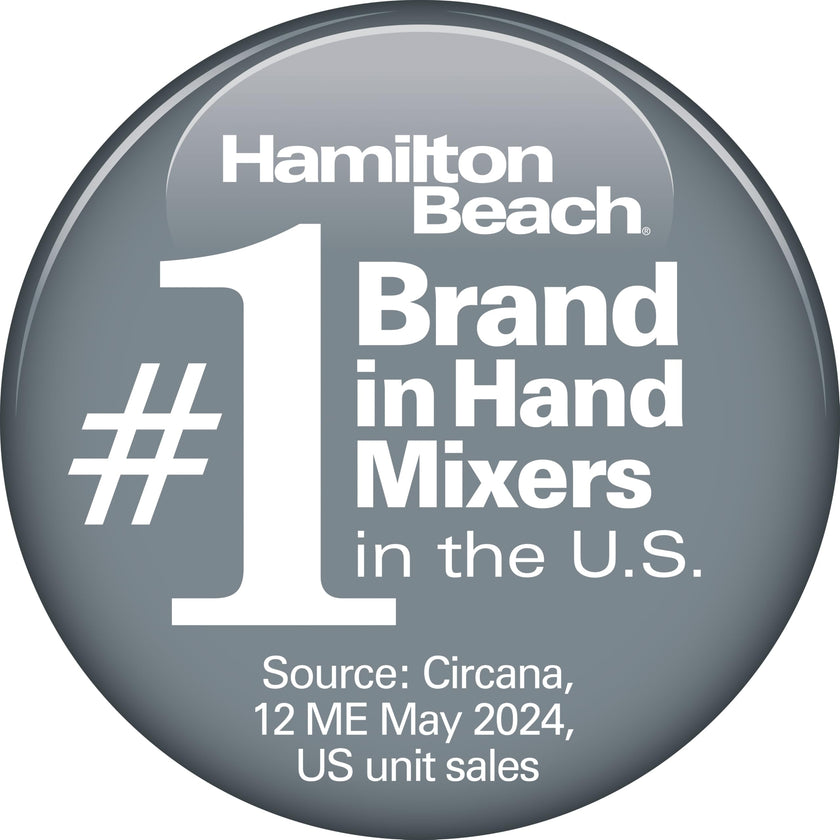 Hamilton Beach 6-Speed Electric Hand Mixer for Baking, 275W, Easy Clean Beaters, Dough Hooks, Whisk, Snap-On Storage Case, Black (62639C) 🍁 All In One Marketplace Canada