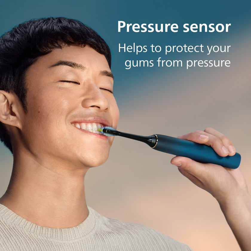 Philips Sonicare DiamondClean 9000 Electric Toothbrush - Sonic Toothbrush with App, Pressure Sensor, 12 Brushing Settings, Replacement Reminder, Charging Stand, Travel Case, Aquamarine, HX9911/92 🍁 All In One Marketplace Canada